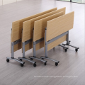 Meeting Sliding Movable Adjustable Conference Room Tables Stackable Office Folding Training Tables